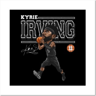 kyrie irving cartoon Posters and Art